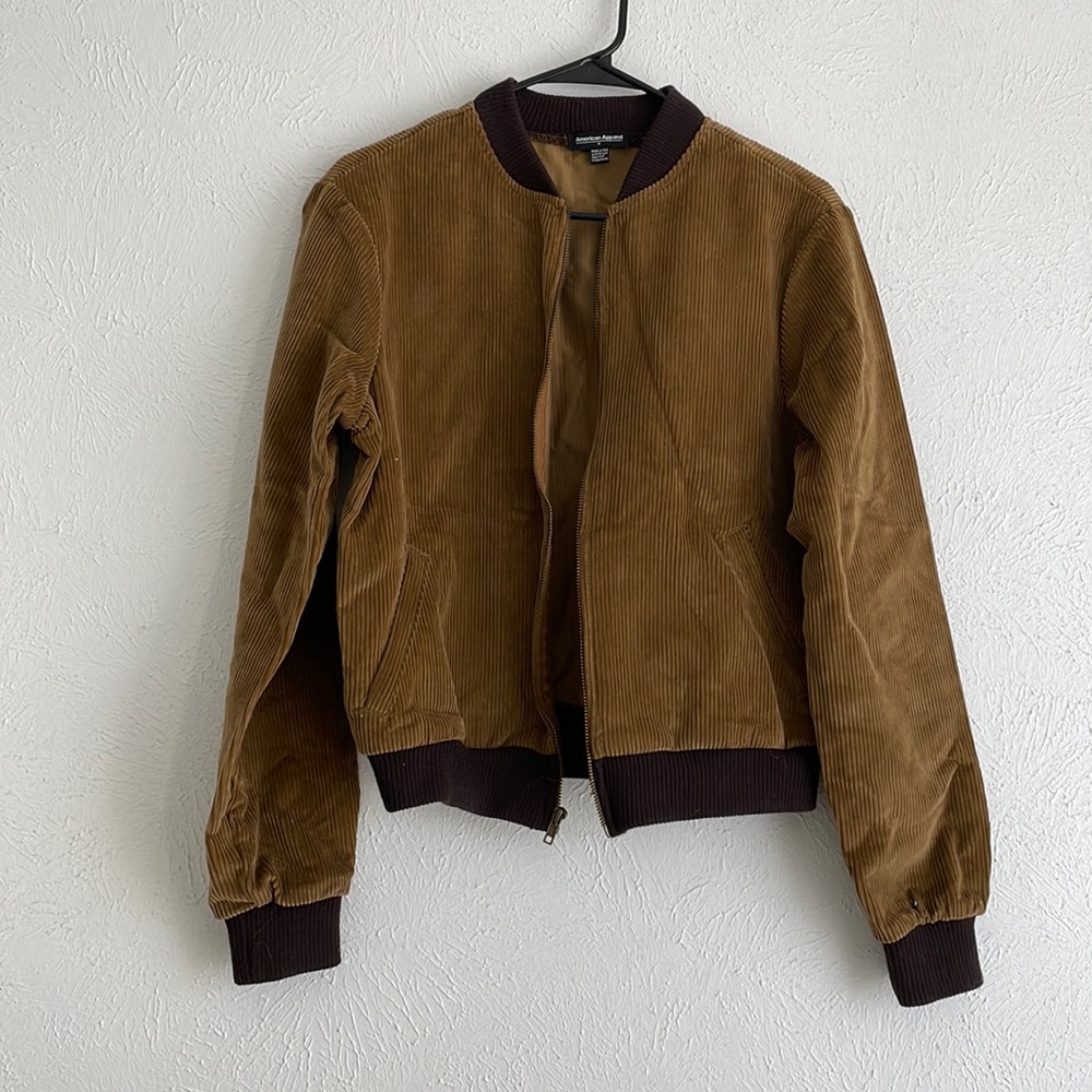 American Apparel Corduroy Bomber Jacket